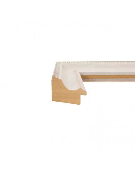 Muestra moldura Scarlata 705/001 · 35×27 mm · Blanco Muestra moldura Scarlata 705/001 · 35×27 mm · Blanco