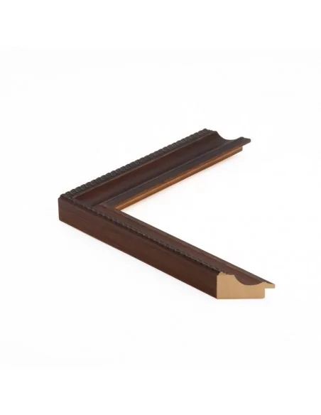 Muestra moldura Scarlata 705/007 · 35×27 mm · Nogal Muestra moldura Scarlata 705/007 · 35×27 mm · Nogal