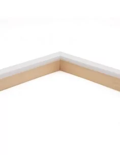 Muestra moldura Nordic 707/0111 · 15×29 mm · Blanco 2