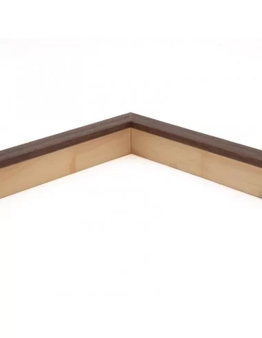 Muestra moldura Nordic 707/1760 · 15×29 mm · Nogal