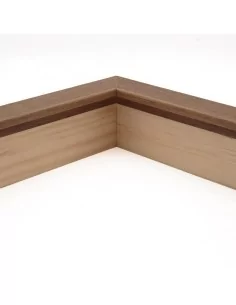 Muestra moldura Nordic 708/1605 · 18×41 mm · Avellana 2