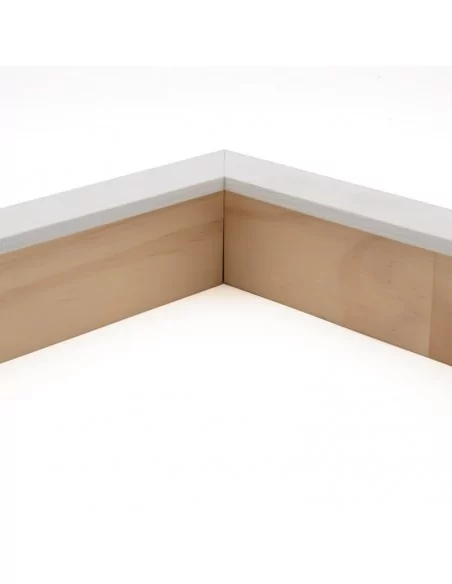 Muestra moldura Nordic 709/0111 · 28×52 mm · Blanco Muestra moldura Nordic 709/0111 · 28×52 mm · Blanco