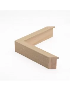 Muestra moldura Nordic 709/0305 · 28×52 mm · Roble