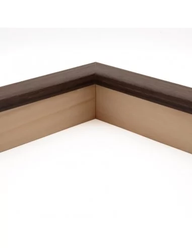 Muestra moldura Nordic 709/1760 · 28×52 mm · Nogal