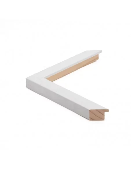 Muestra moldura Nordic 710/0111 · 28×25 mm · Blanco Muestra moldura Nordic 710/0111 · 28×25 mm · Blanco
