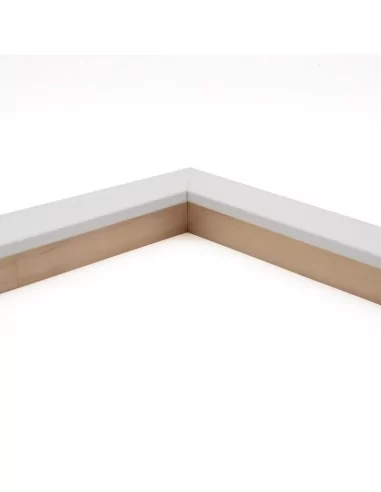 Muestra moldura Nordic 710/0111 · 28×25 mm · Blanco Muestra moldura Nordic 710/0111 · 28×25 mm · Blanco