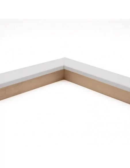 Muestra moldura Nordic 710/0111 · 28×25 mm · Blanco Muestra moldura Nordic 710/0111 · 28×25 mm · Blanco