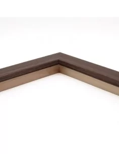 Muestra moldura Nordic 710/1760 · 28×25 mm · Nogal 2