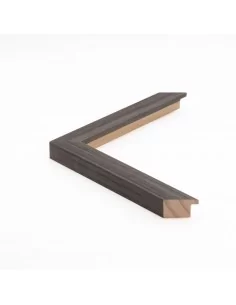 Muestra moldura Nordic 710/2865 · 28×25 mm · Gris