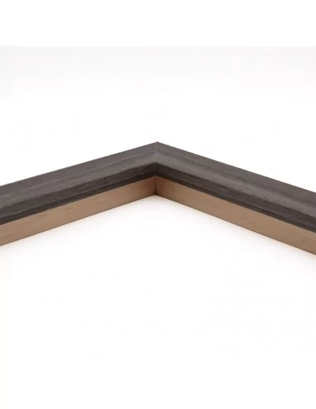 Muestra moldura Nordic 710/2865 · 28×25 mm · Gris Muestra moldura Nordic 710/2865 · 28×25 mm · Gris
