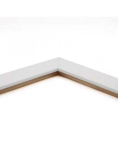 Muestra moldura Nordic 711/0111 · 38×15 mm · Blanco Muestra moldura Nordic 711/0111 · 38×15 mm · Blanco