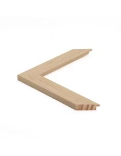 Muestra moldura Nordic 711/0305 · 38×15 mm · Roble