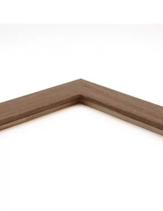 Muestra moldura Nordic 711/1605 · 38×15 mm · Avellana 2