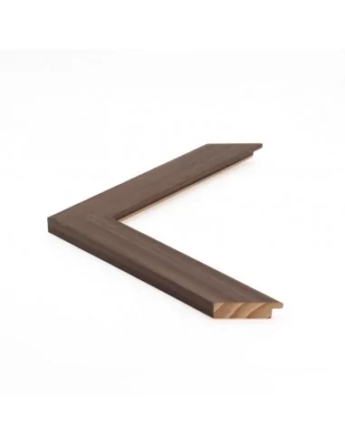 Muestra moldura Nordic 711/1760 · 38×15 mm · Nogal
