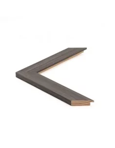 Muestra moldura Nordic 711/2865 · 38×15 mm · Gris