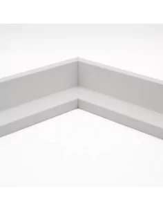 Muestra moldura Nordic 670/0111 · 38×45 mm · Blanco 2
