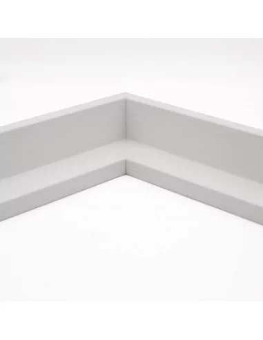 Muestra moldura Nordic 670/0111 · 38×45 mm · Blanco Muestra moldura Nordic 670/0111 · 38×45 mm · Blanco