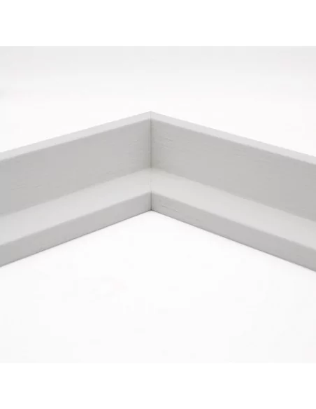 Muestra moldura Nordic 670/0111 · 38×45 mm · Blanco Muestra moldura Nordic 670/0111 · 38×45 mm · Blanco