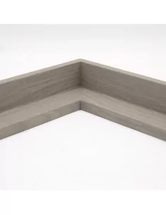 Muestra moldura Nordic 670/2830 · 38×45 mm · Gris 2
