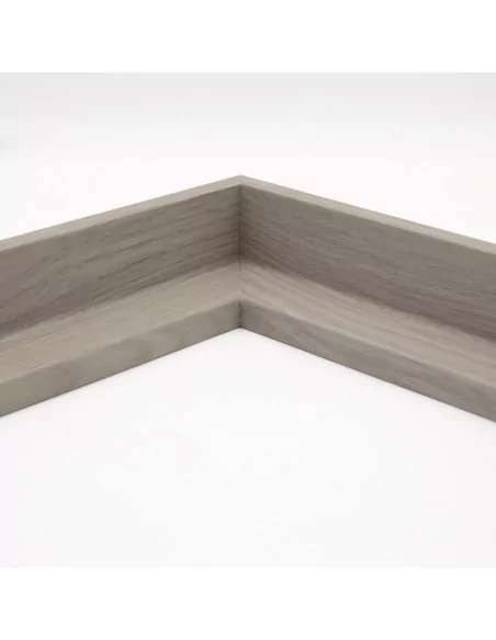 Muestra moldura Nordic 670/2830 · 38×45 mm · Gris