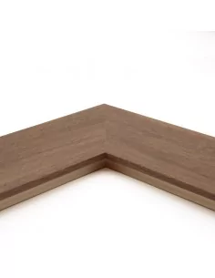 Muestra moldura Nordic 712/1605 · 85×17 mm · Avellana 2