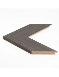 Muestra moldura Nordic 712/2865 · 85×17 mm · Gris