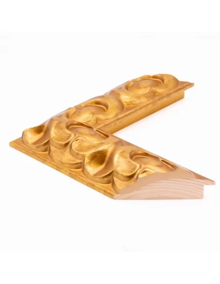 Muestra moldura Corazza 695/846 · 89×41 mm · Oro Muestra moldura Corazza 695/846 · 89×41 mm · Oro