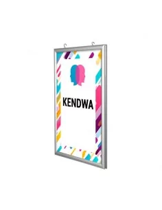 CADRE EN ALUMINIUM DOUBLE POUR POSTER ET GRAPHIQUES. MODÈLE KEDWA