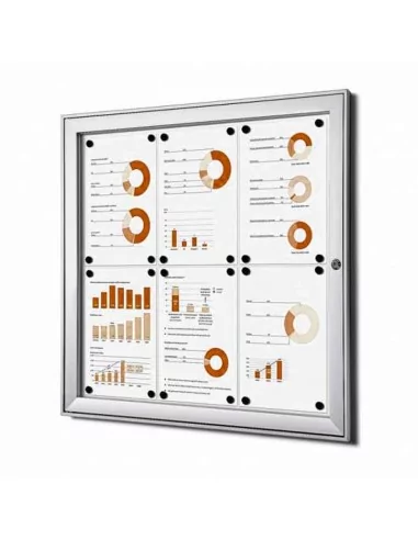 Vitrine magnétique pour l'intérieur. Modèle Shere