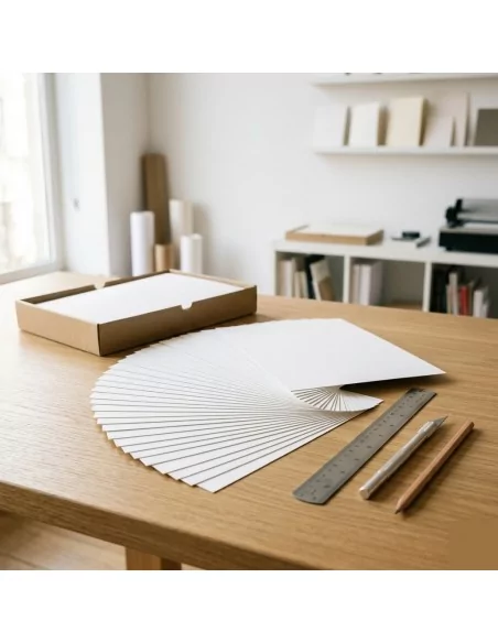 Papier folding blanc 65x92 cm — Pack 100 feuilles Papier folding blanc 65x92 cm — Pack 100 feuilles