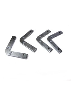 Équerres de 63 mm pour montage de profils sur caissons lumineux
