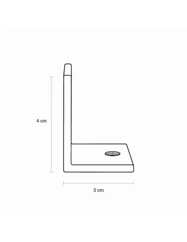 Soporte metálico para colgar cajas de...