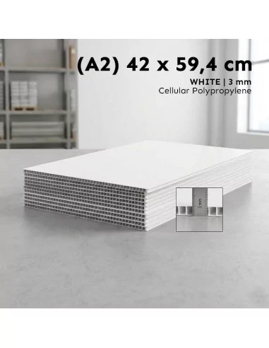 Polipropileno celular blanco 3 mm... Polipropileno celular blanco 3 mm...