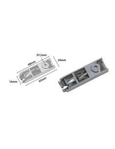 CLIP CONECTOR para travesaño de refuerzo AL-46.