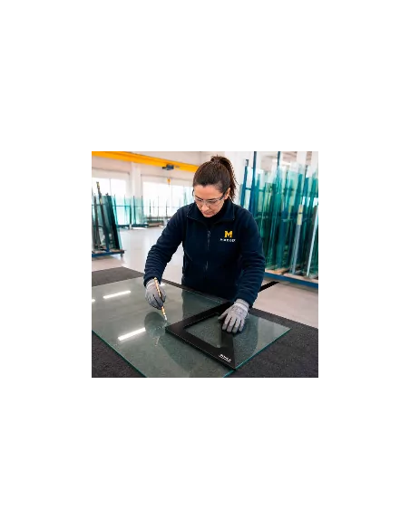Escuadra reforzada de cristalero para corte de vidrio Bohle Escuadra reforzada de cristalero para corte de vidrio Bohle