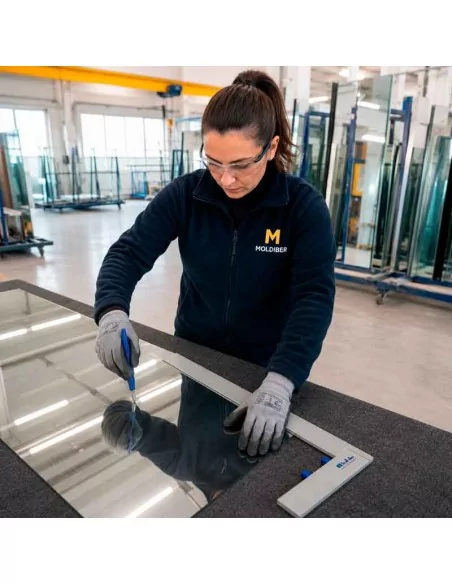 Esquadro sem reforço para corte de vidro Bohle Esquadro sem reforço para corte de vidro Bohle