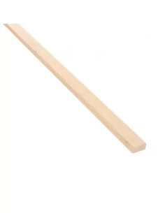 Listón de Madera de Ayous 30x15 mm con Cantos Redondeados