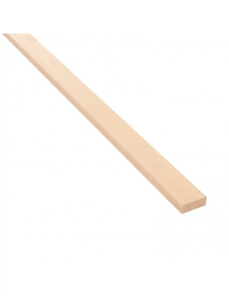 Ripão de Madeira Ayous 40x15 mm com Bordos Arredondados Ripão de Madeira Ayous 40x15 mm com Bordos Arredondados