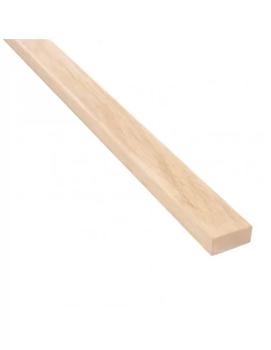 Listón de Madera Ayous 55x25mm - Cantos Redondeados Listón de Madera Ayous 55x25mm - Cantos Redondeados