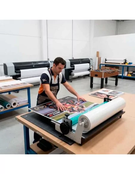 Laminateur Manuel à Froid 100 cm avec porte-rouleau