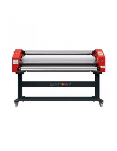 Laminadora eléctrica y neumática de 160 cm Sumach T165Pro con un rodillo calorífico