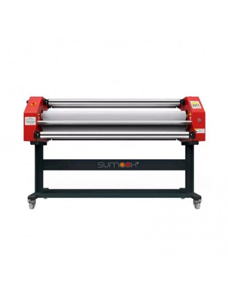 Laminadora eléctrica y neumática de 160 cm Sumach T165Pro con un rodillo calorífico