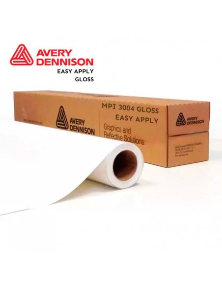 Vinyle blanc brillant application facile sans bulles Avery MPI 3004 HOOP