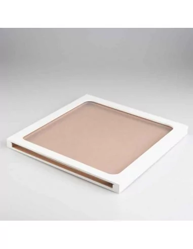 Cadre blanc pour accrocher disque vinyle Ø30 cm LP 45 tours. Modèle Opera