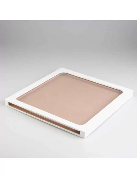 Moldura branca para pendurar disco de vinil Ø30 cm LP 45 rpm. Modelo Ópera Moldura branca para pendurar disco de vinil Ø30 cm LP 45 rpm. Modelo Ópera