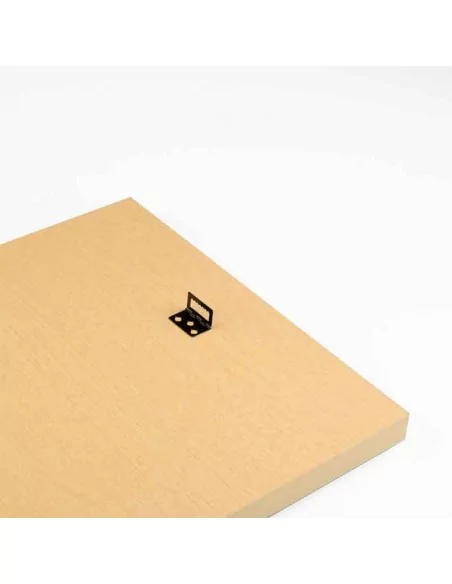 Marco de madeira natural para pendurar disco de vinil Ø30 cm LP 45 rpm. Modelo Ópera
