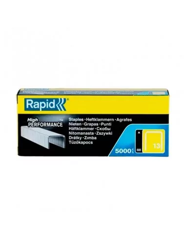 Agrafe Fine Rapid 13 - Boîte de 5000 Agrafes pour Agrafeuses
