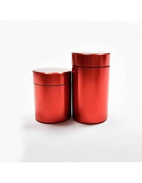 Separadores de Aluminio Rojo con Tapón Roscado para Placas y Señales