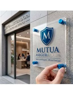 Espaçadores de Alumínio Azul com Tampa Rosqueada para Placas e Sinais 2