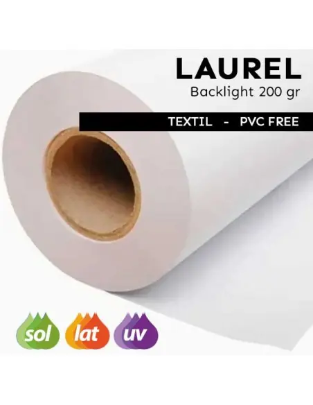 Textil retroiluminable Backlight poliéster Tango 200 g – Modelo Laurel Textil retroiluminable Backlight poliéster Tango 200 g – Modelo Laurel